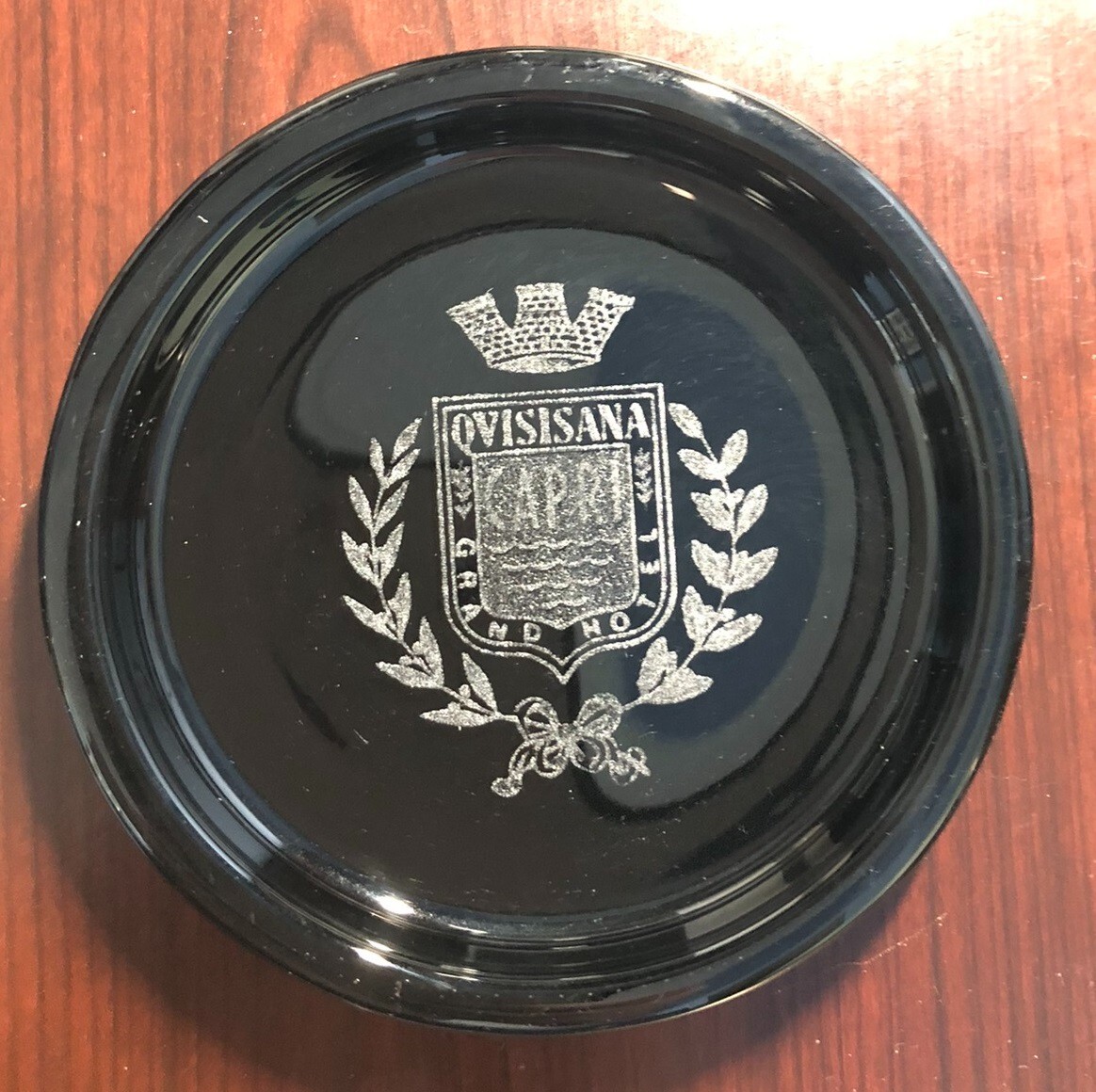 Vintage 5-Star Grand Hotel Quisisana Capri Italy Ashtray Vintage 5-Star Grand Hotel Quisisana Capri Italy Ashtray