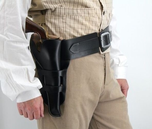 Early Post-War Western Gun Belt with Holster