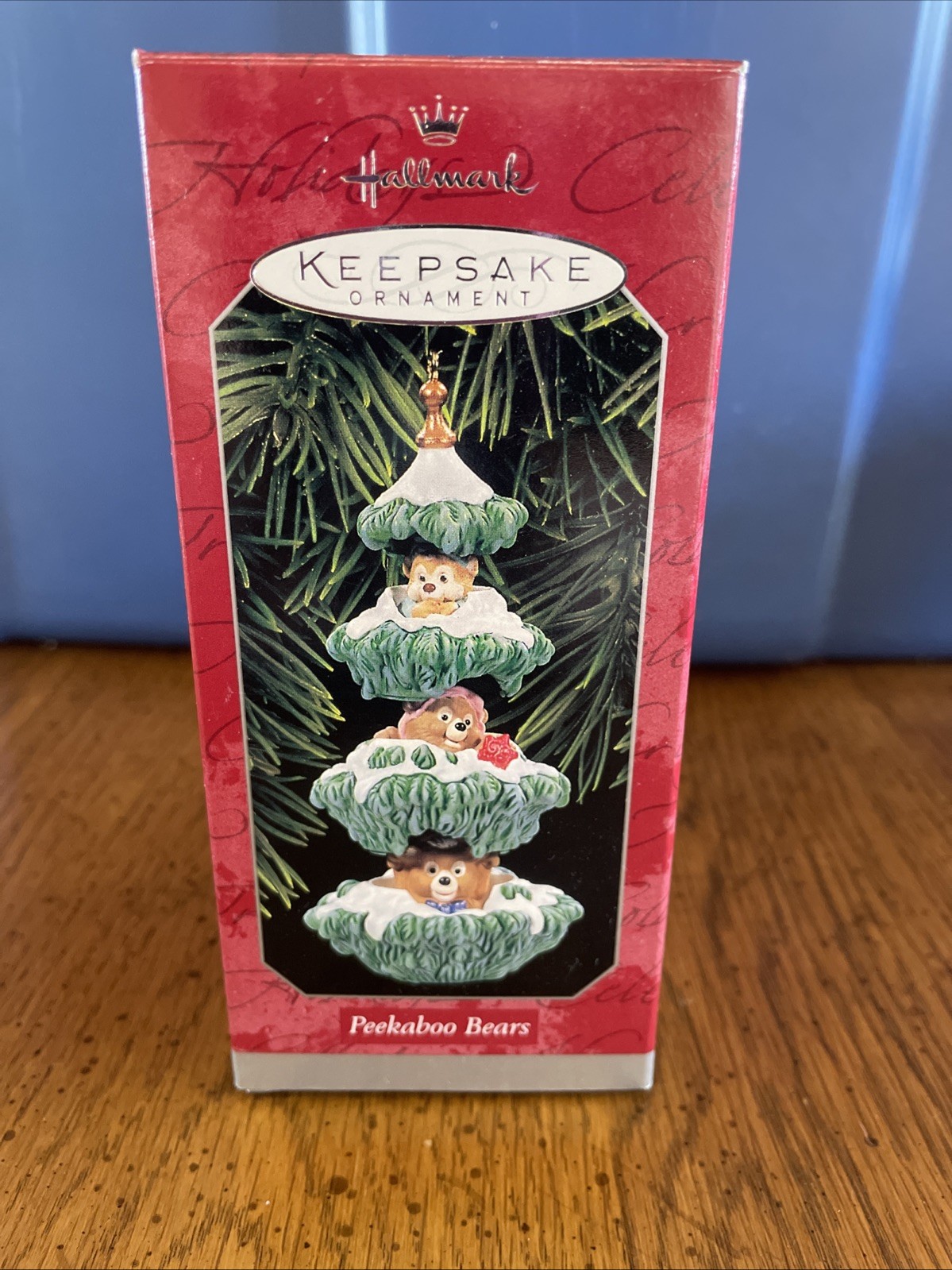 New in Box 1998 Hallmark Keepsake Ornament Peekaboo Bears New in Box 1998 Hallmark Keepsake Ornament Peekaboo Bears