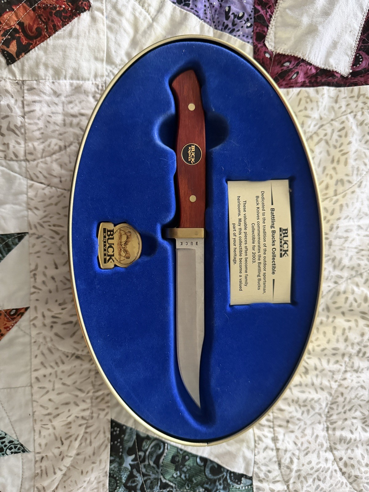 Buck 727 Battling Bucks Knife 2003 Collectible Tin Set WSP 264 New Sealed Buck 727 Battling Bucks Knife 2003 Collectible Tin Set WSP 264 New Sealed