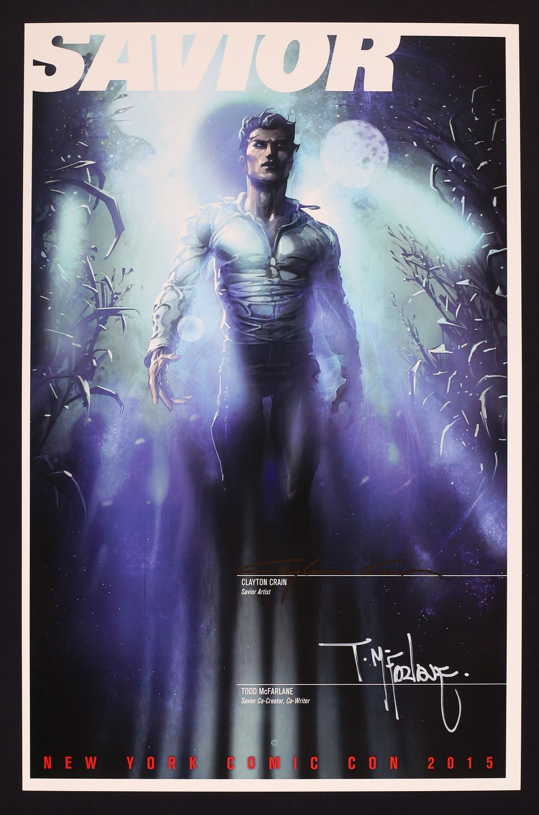 Savior NYCC 2015 Print by Clayton Crain
