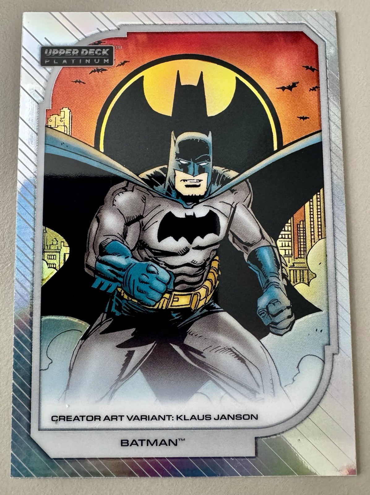 2026 Upper Deck DC Platinum Batman Creator Art Variant Rainbow 1:171 packs