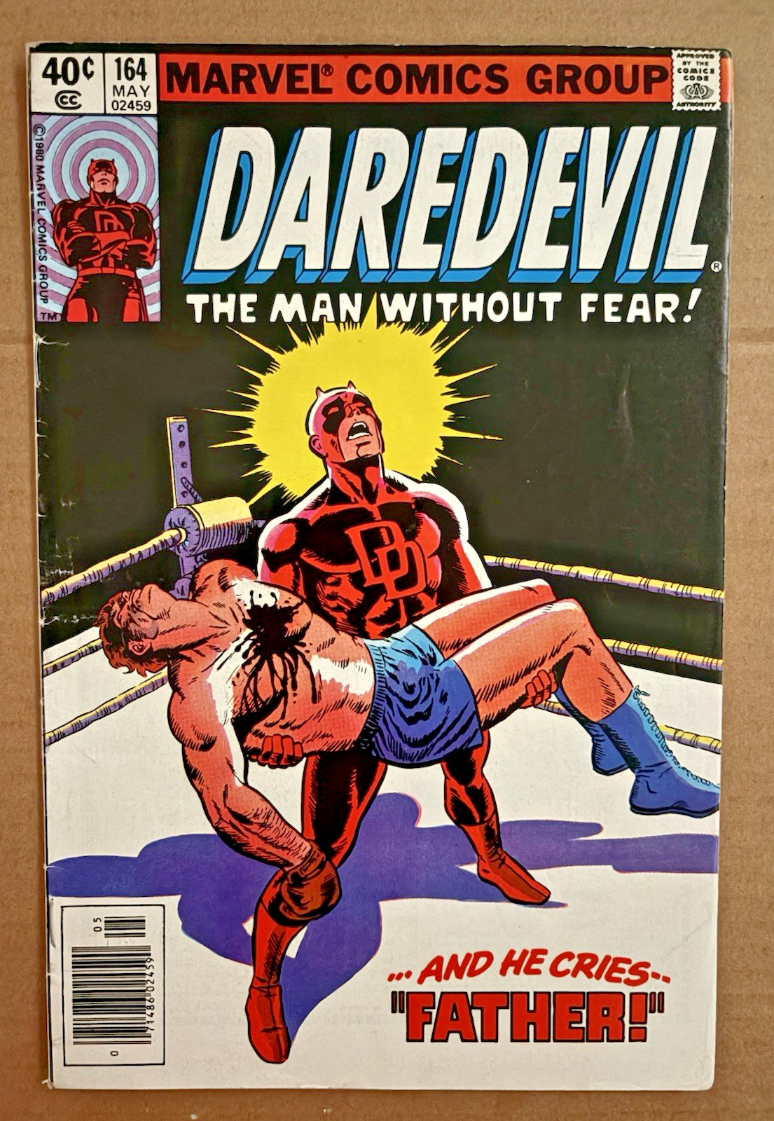 Daredevil #164 May 1980 Origin Retold Frank Miller Bronze Marvel Fine (6.0)