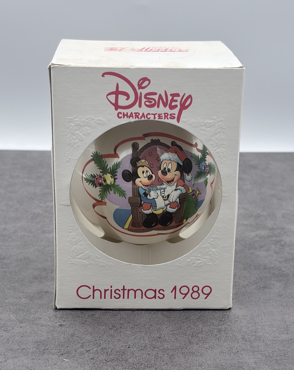 Vintage 1989 Disney Mickey Mouse Merry Mickey Claus Christmas Ornament 1989 Vintage 1989 Disney Mickey Mouse Merry Mickey Claus Christmas Ornament 1989