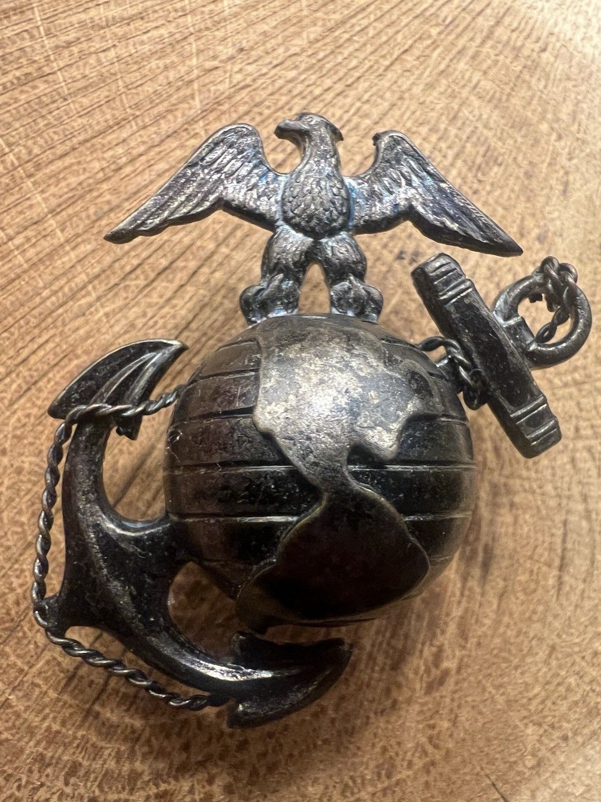 P1912 USMC Officer Service Cap EGA Marine Corps Rare Marine Corps Emblem