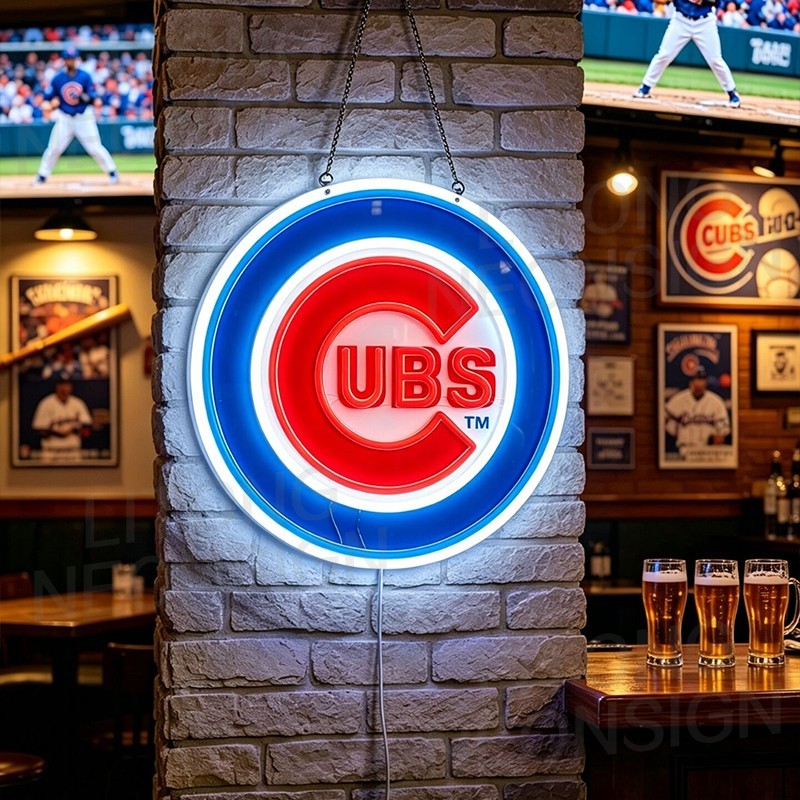 US STOCK Chicago Cubs LED Neon Sign 16\