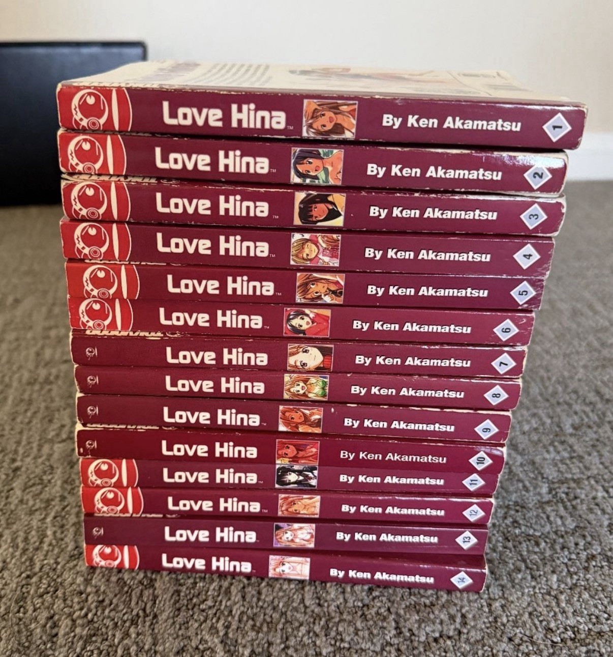 Love Hina Complete 14 Manga Set