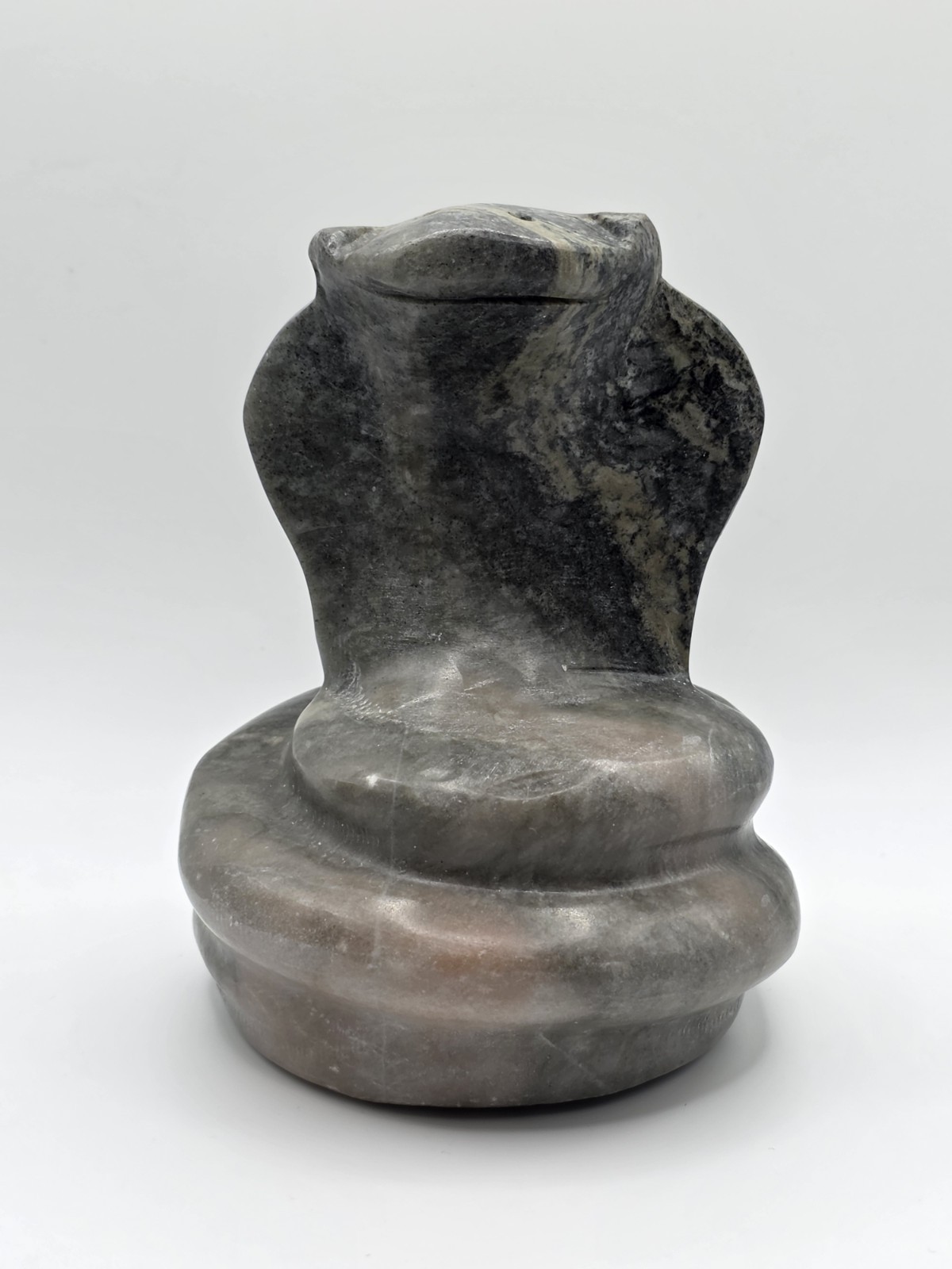 Jade Cobra Snake Carving  XL 5.5\