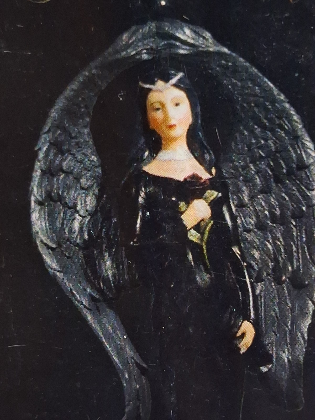 Large Gothic Dark Angel with wings from DWK Corporation collection