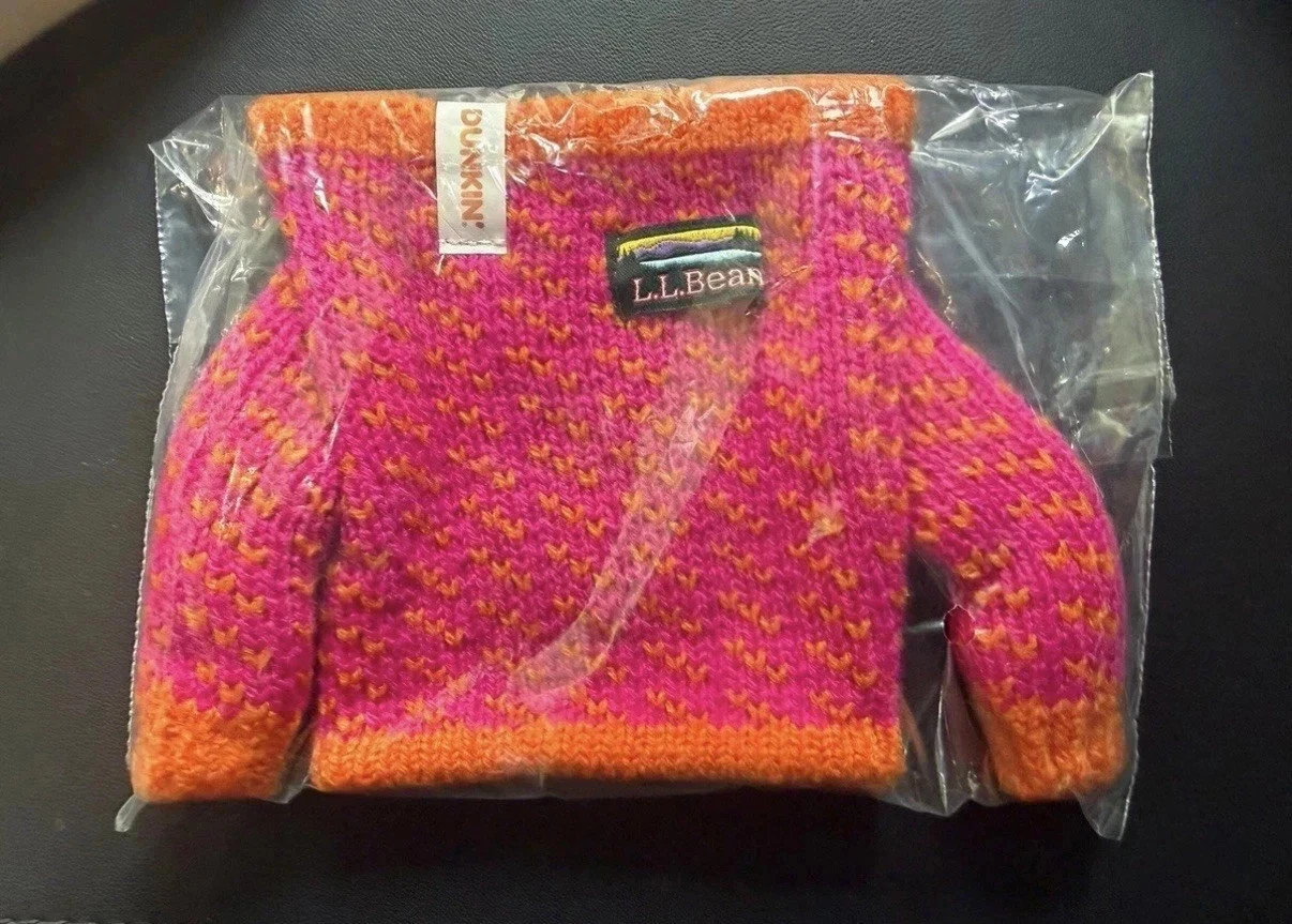 Dunkin x L.L.Bean Cup Sweater Sleeve 2026 Limited Edition Coffee Accessory