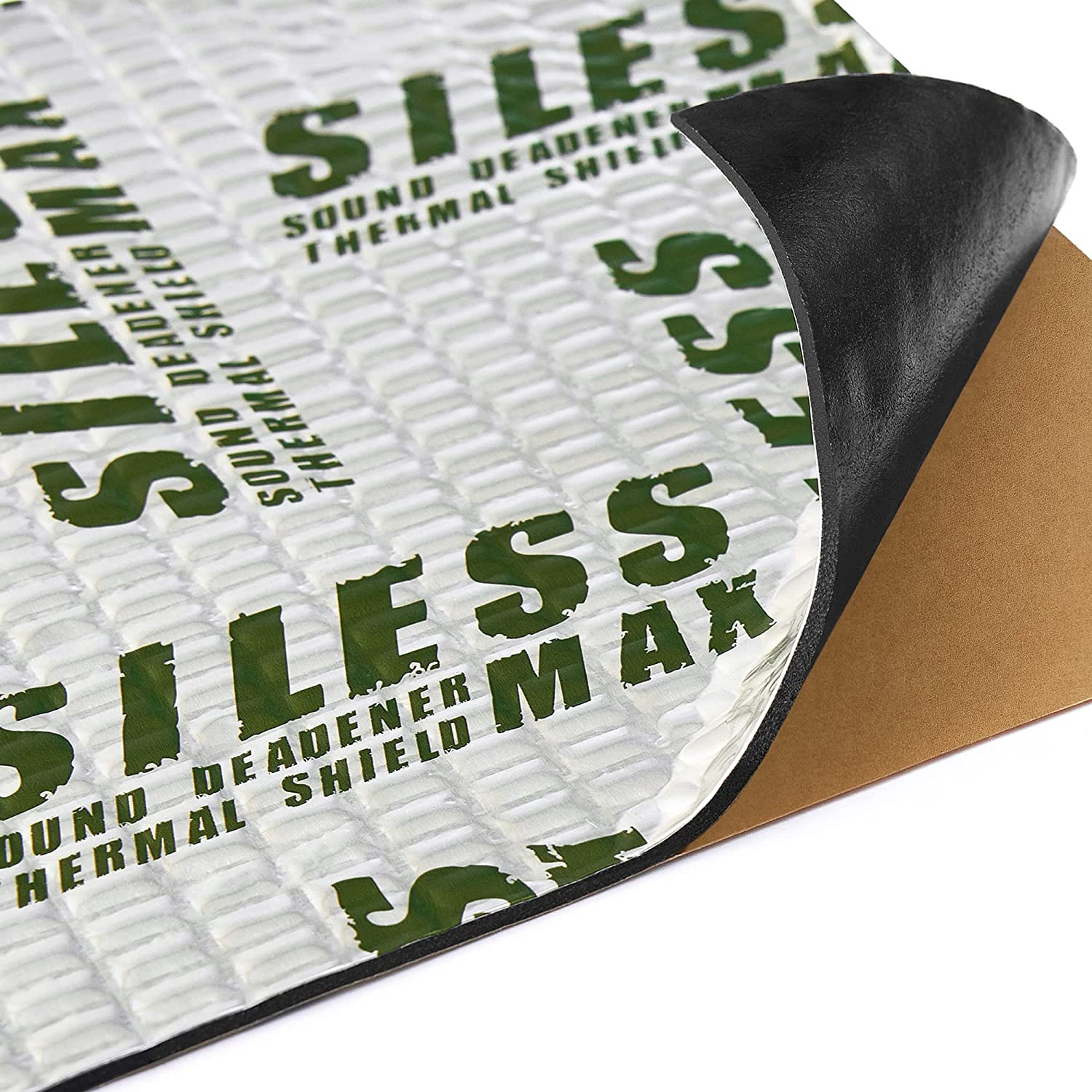 Siless Max 120 Mil (3Mm) 30 Sqft Car Sound Deadening Mat - Butyl Automotive 