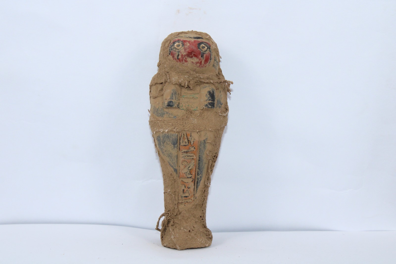 Rare Egyptian Antique Horus Hawk-Headed Mummified Ushabti Pharaonic Era BC