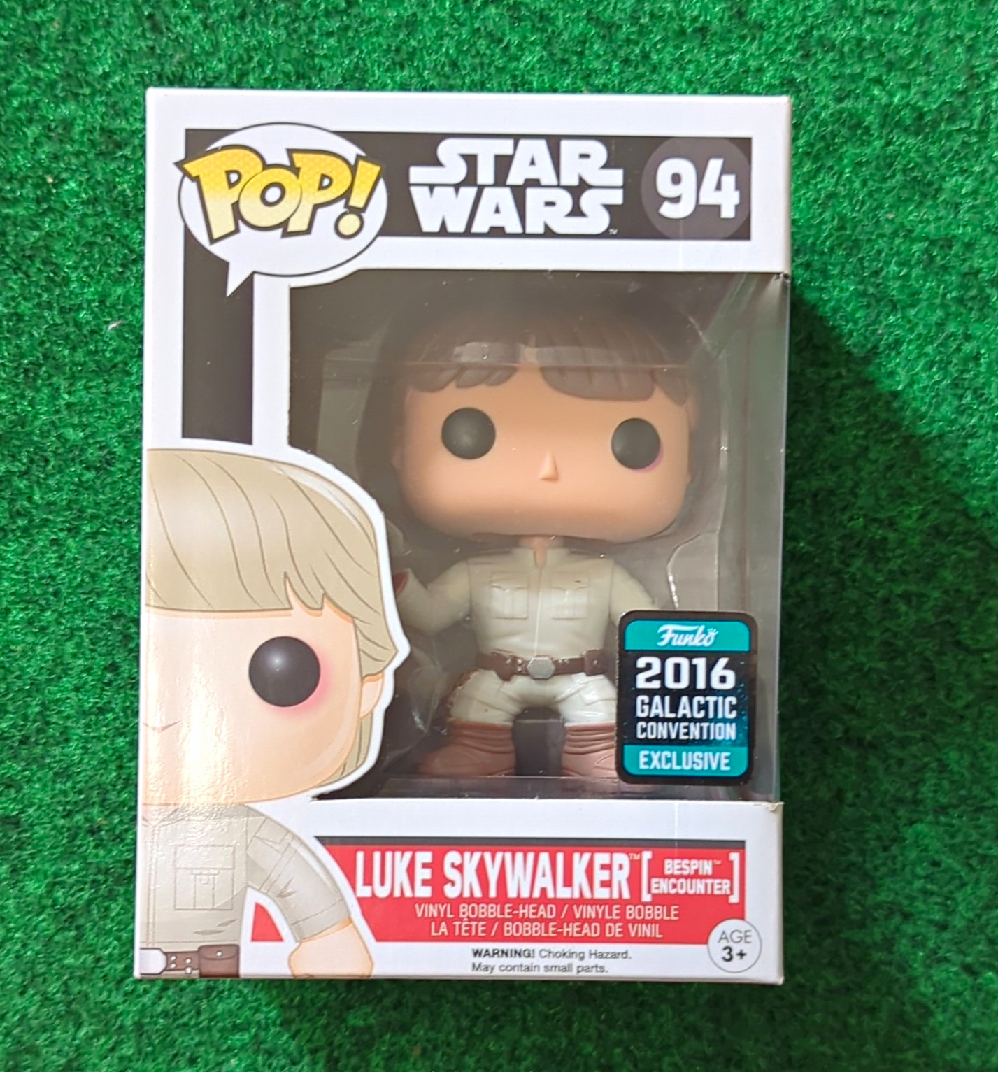Funko Pop Star Wars Luke Skywalker #94 Bespin Encounter 2016 Exclusive 3.75\