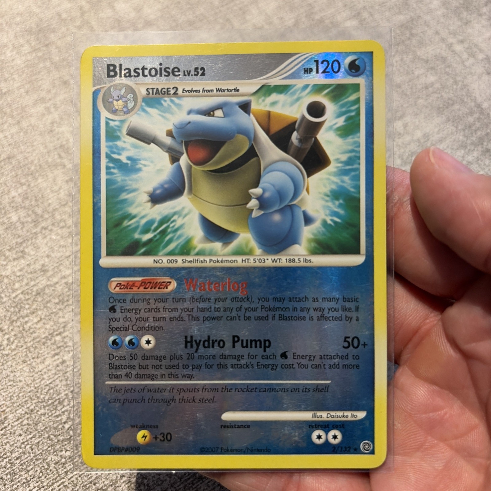 Pokémon Secret Wonders Blastoise 2/132 Reverse Holo Rare Pokémon Secret Wonders Blastoise 2/132 Reverse Holo Rare