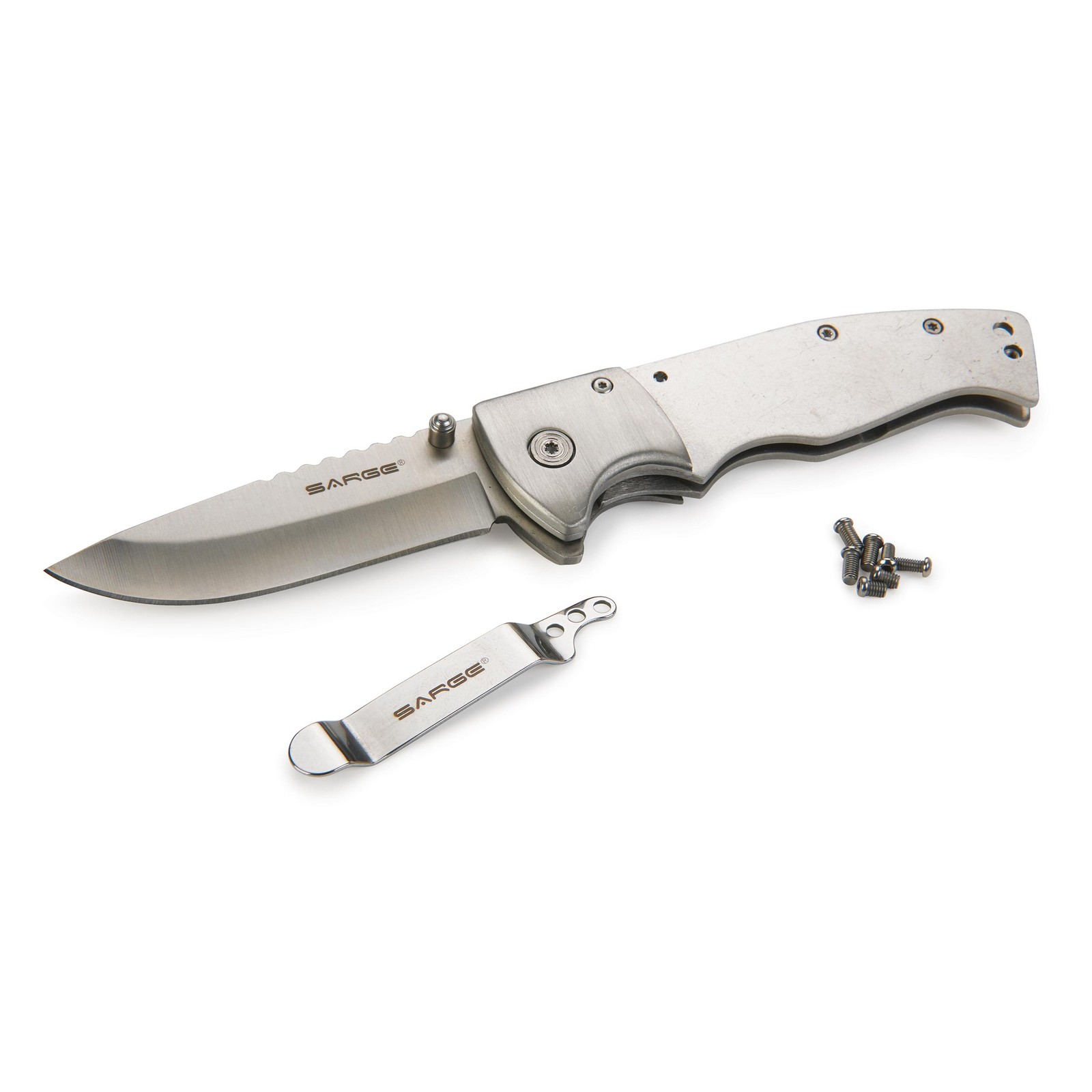Sarge Liner Lock Pocketknife for Hunting and Fishing - 7-3/4 Sarge Liner Lock Pocketknife for Hunting and Fishing - 7-3/4
