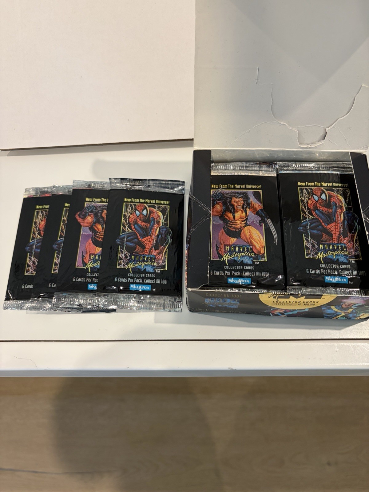 1992 Marvel Masterpieces - Individual packs.