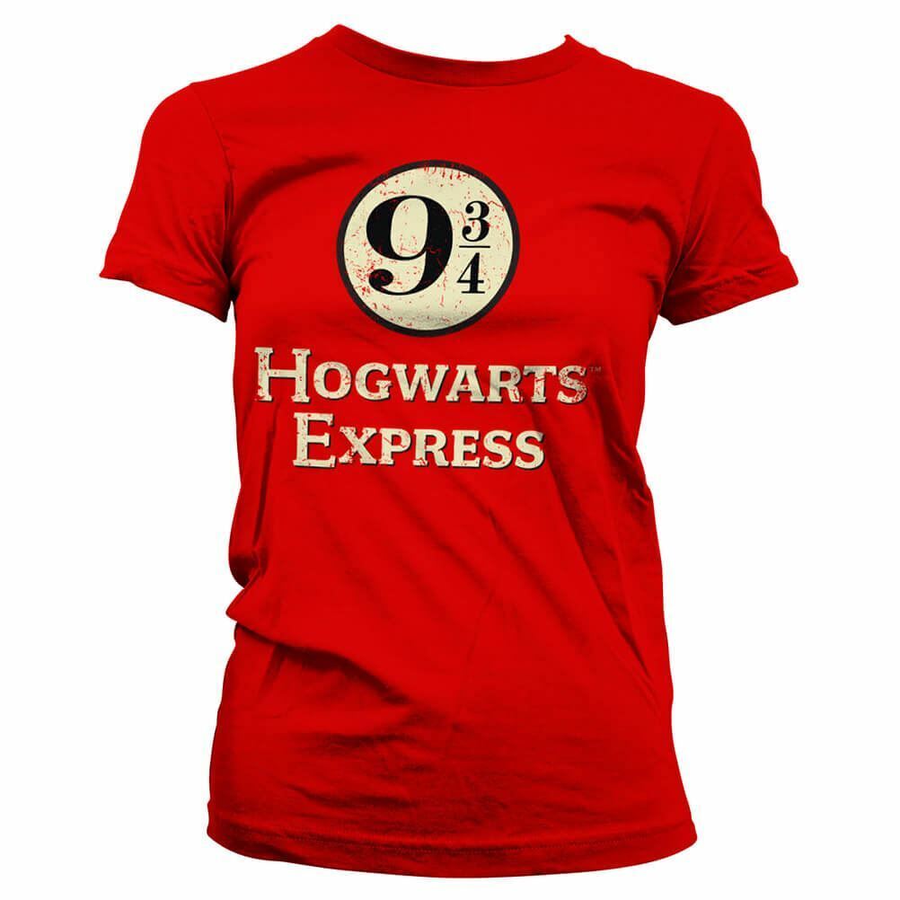 Women\'s Harry Potter Hogwarts Express Platform 9 3/4 Fitted T-Shirt
