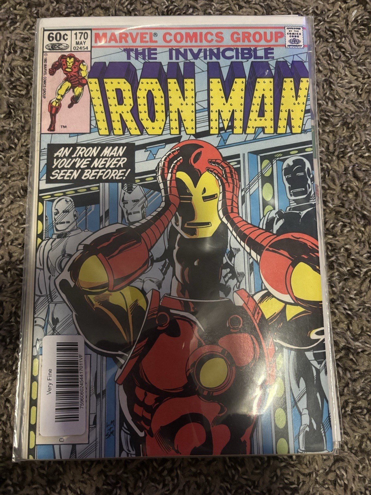 Invincible Iron Man 170 VF Marvel Comics Newsstand