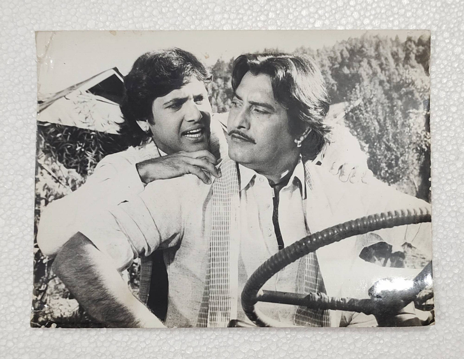 Black & White Bollywood Actor Govinda & Vinod Khanna Original Photographs