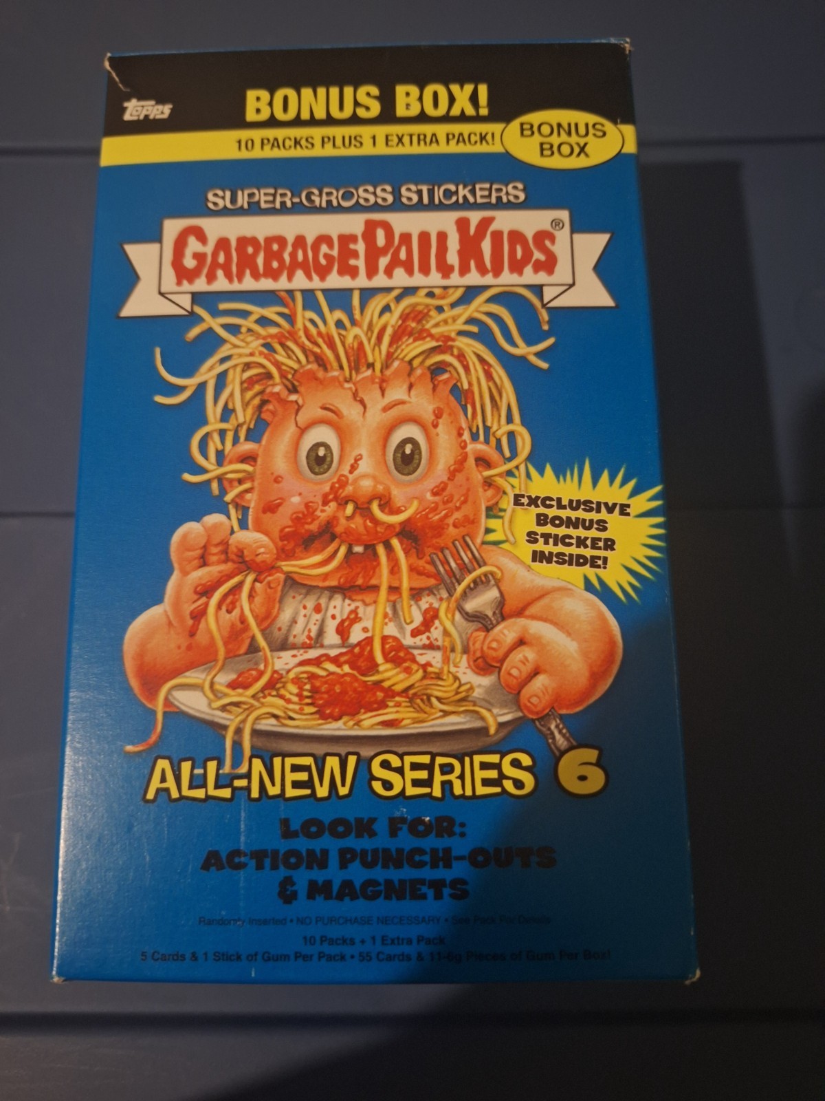 garbage pail kids 2007 topps 10 pack plus 1 extra pack super gross stickers 