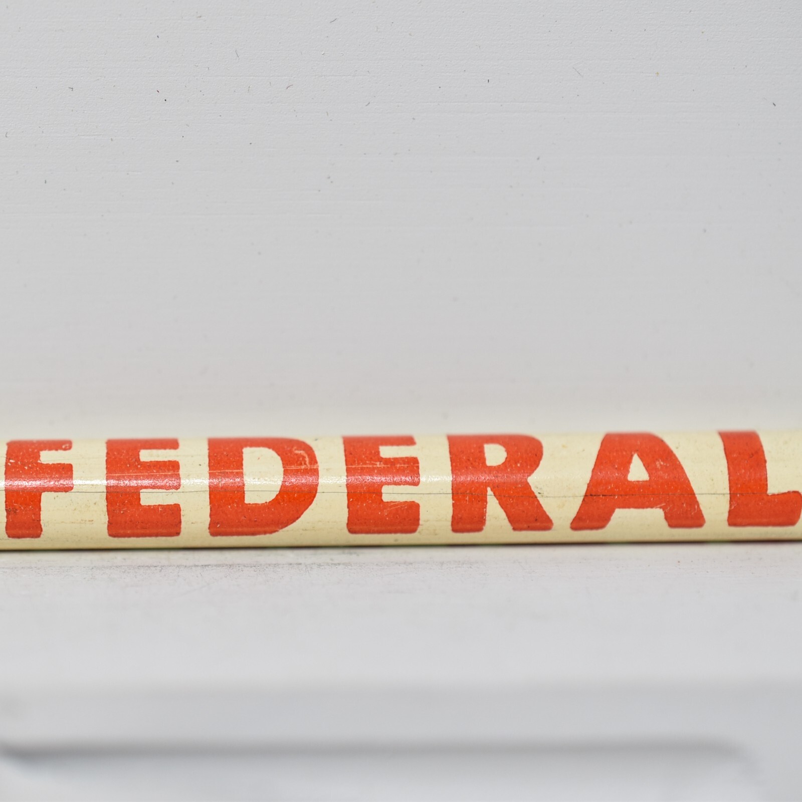Vintage 1950s Federal Fertilizers White Red Blue Advertising Pencil