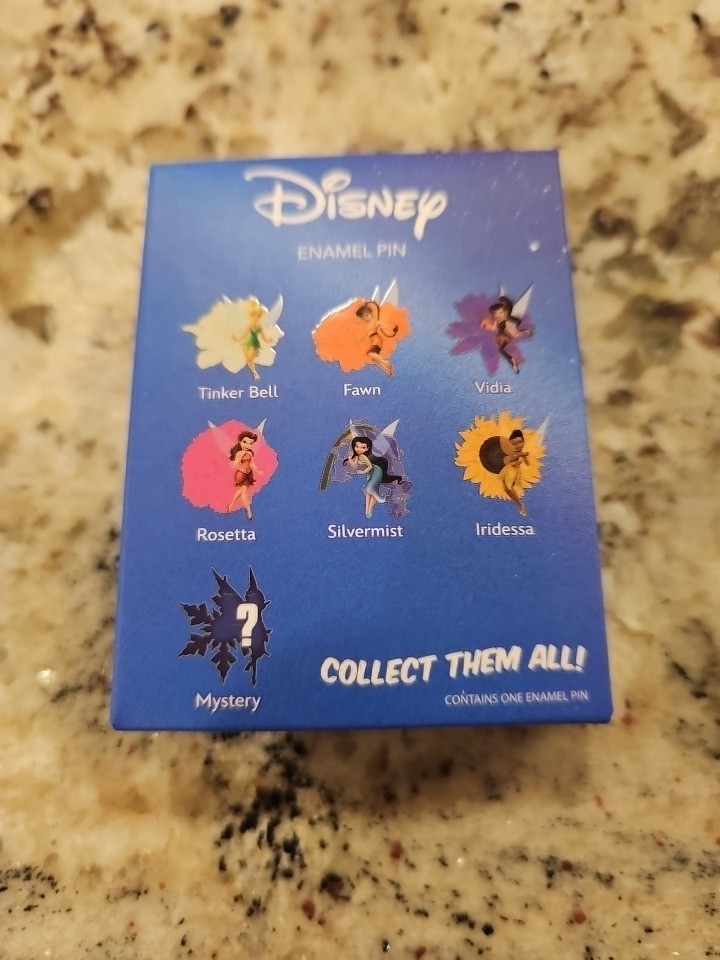 UNOPENED Disney Fairies Blind Box Enamel Pin New 1 Pin Per Box New 2026 Gopinpro