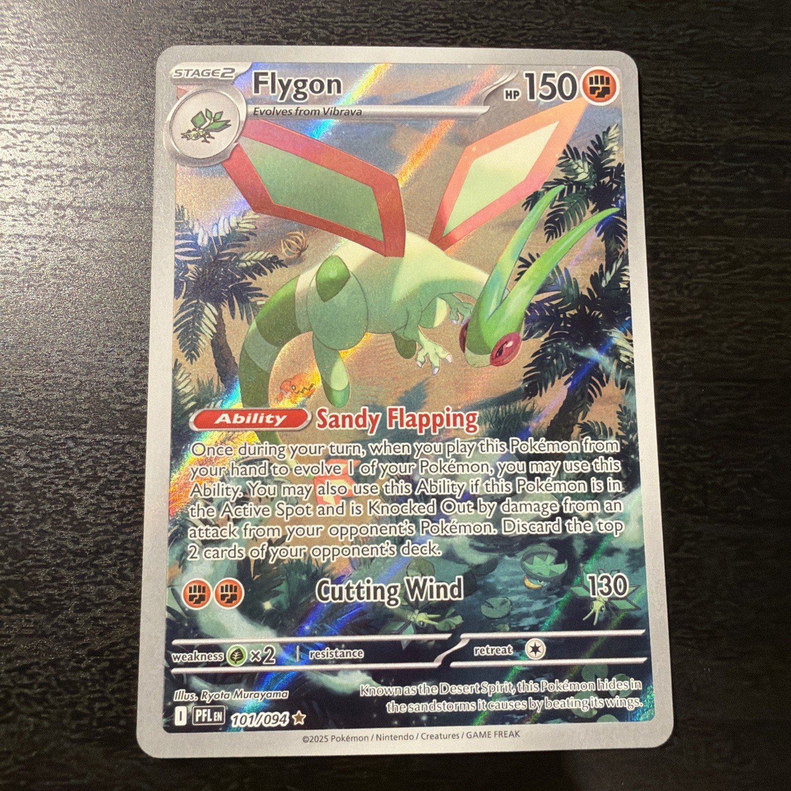 Flygon 101/094 Me02: Phantasmal Flames Holo