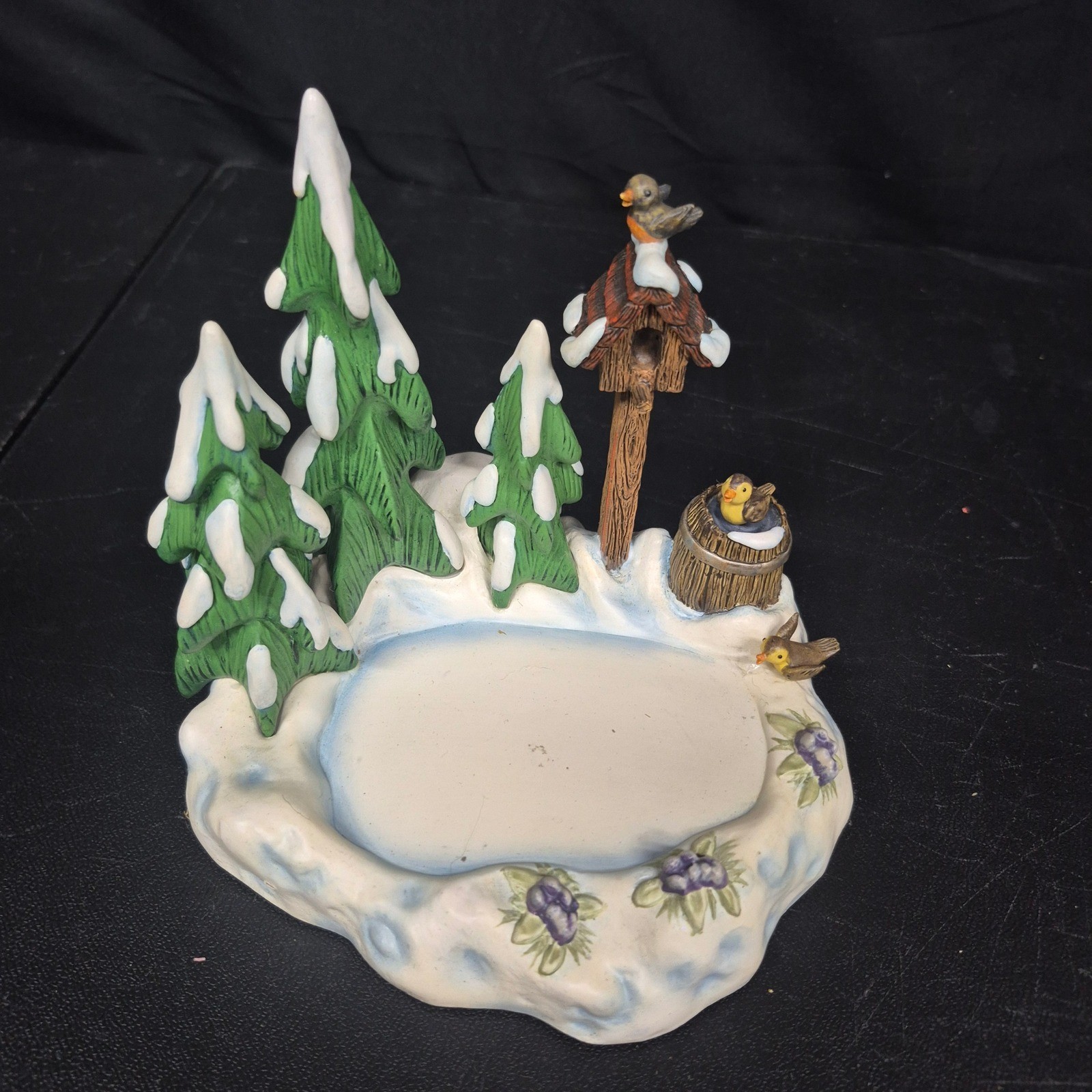 Goebel Hummelscapes Friendship in Bloom 2000 Winter Figurine Base Limited Ed