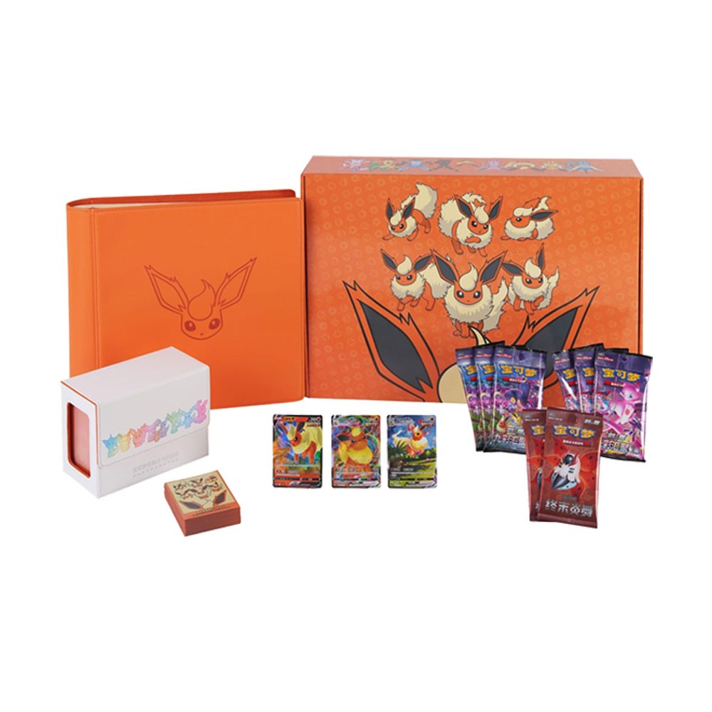 Pokemon Eevee Evolution Gift Box 2024 Full Set Vaporeon Jolteon Flareon Packed
