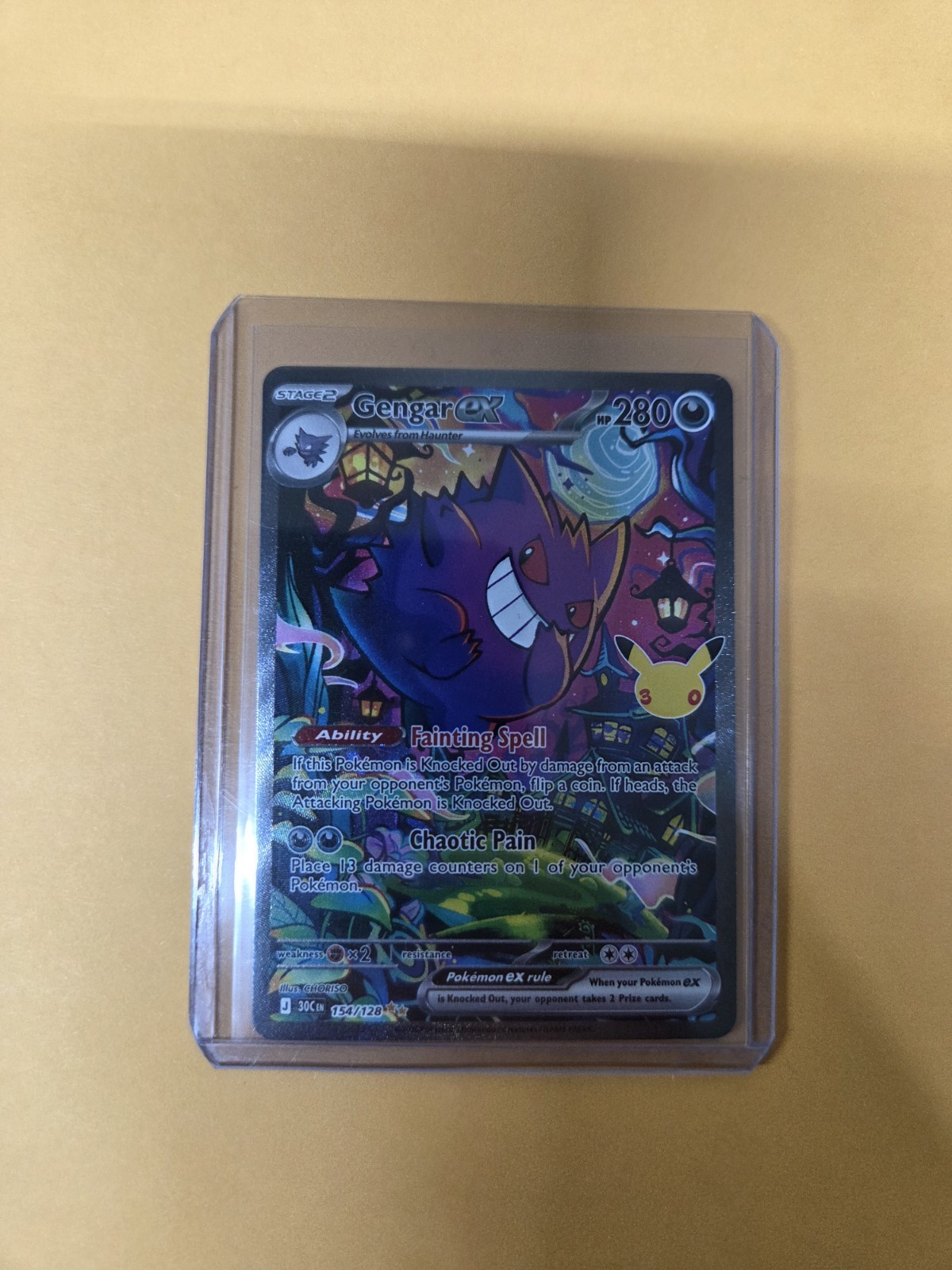 Gengar EX 154/128 SIR 30th Anniversary English Pokemon