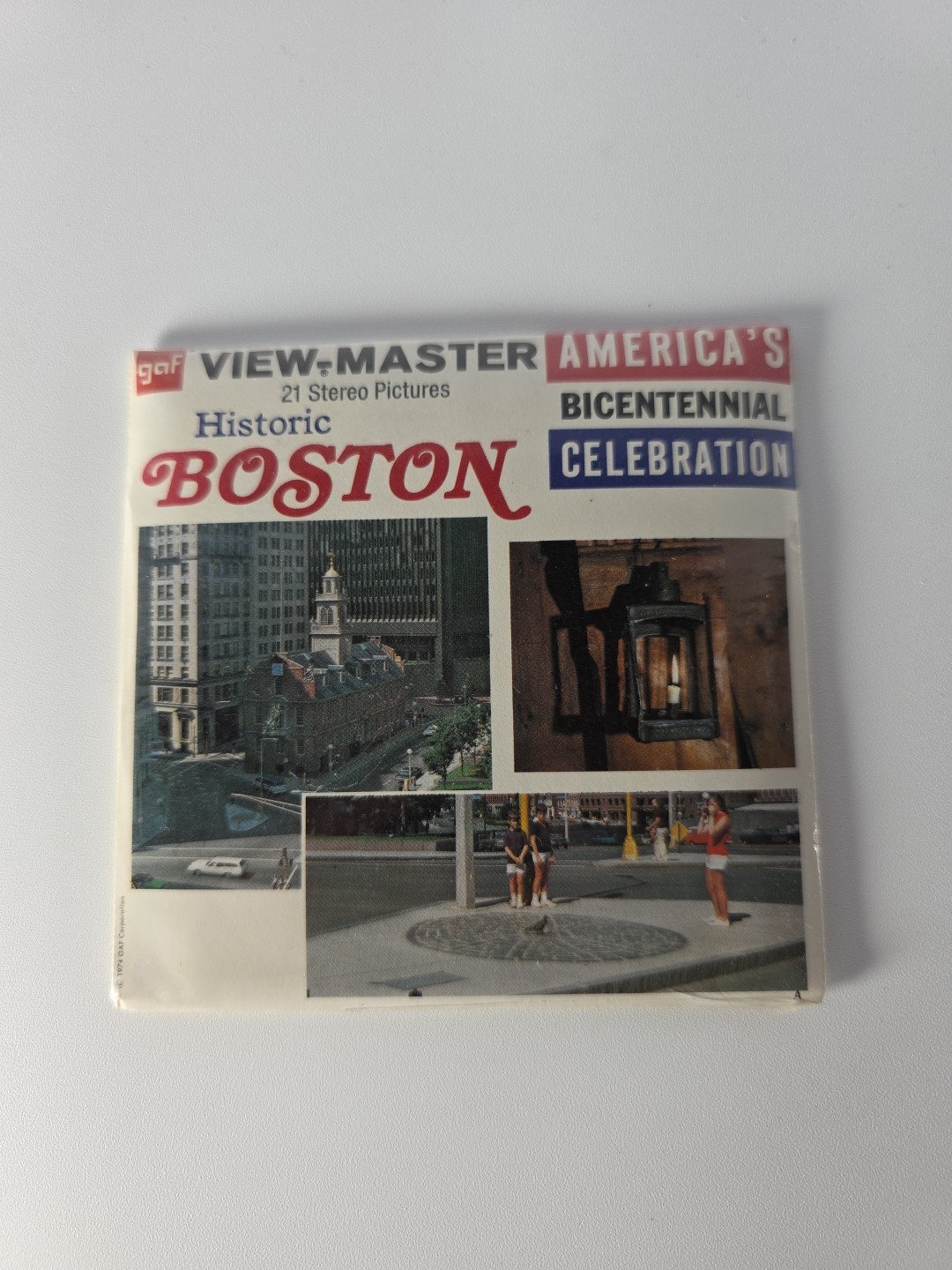 Vintage View Master, Historic Boston, Sealed, A730, 1974