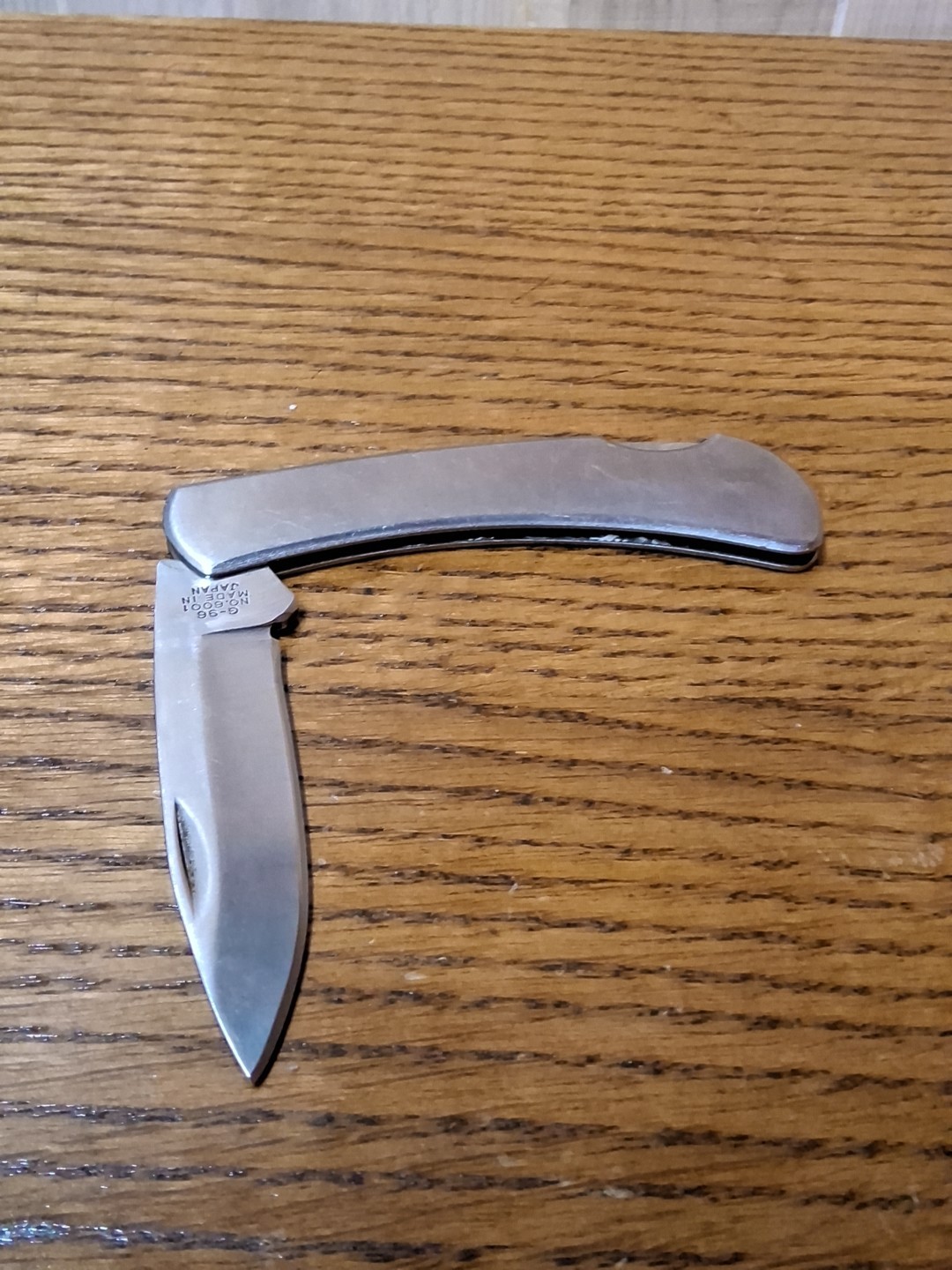 Jet-Aer Corp G-96 6001 Vintage Slim Folding Pocket Knife Made In Japan