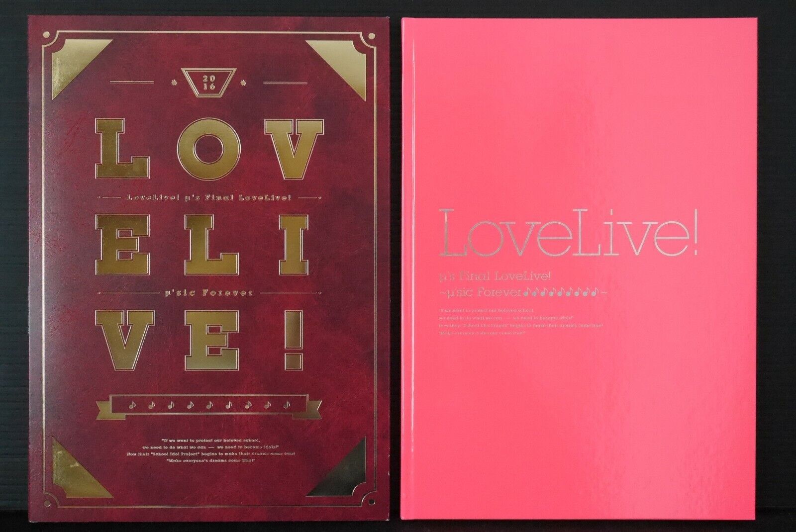 Love Live μ's (Muse) - Final Love Live Music Forever Pamphlet - JAPAN