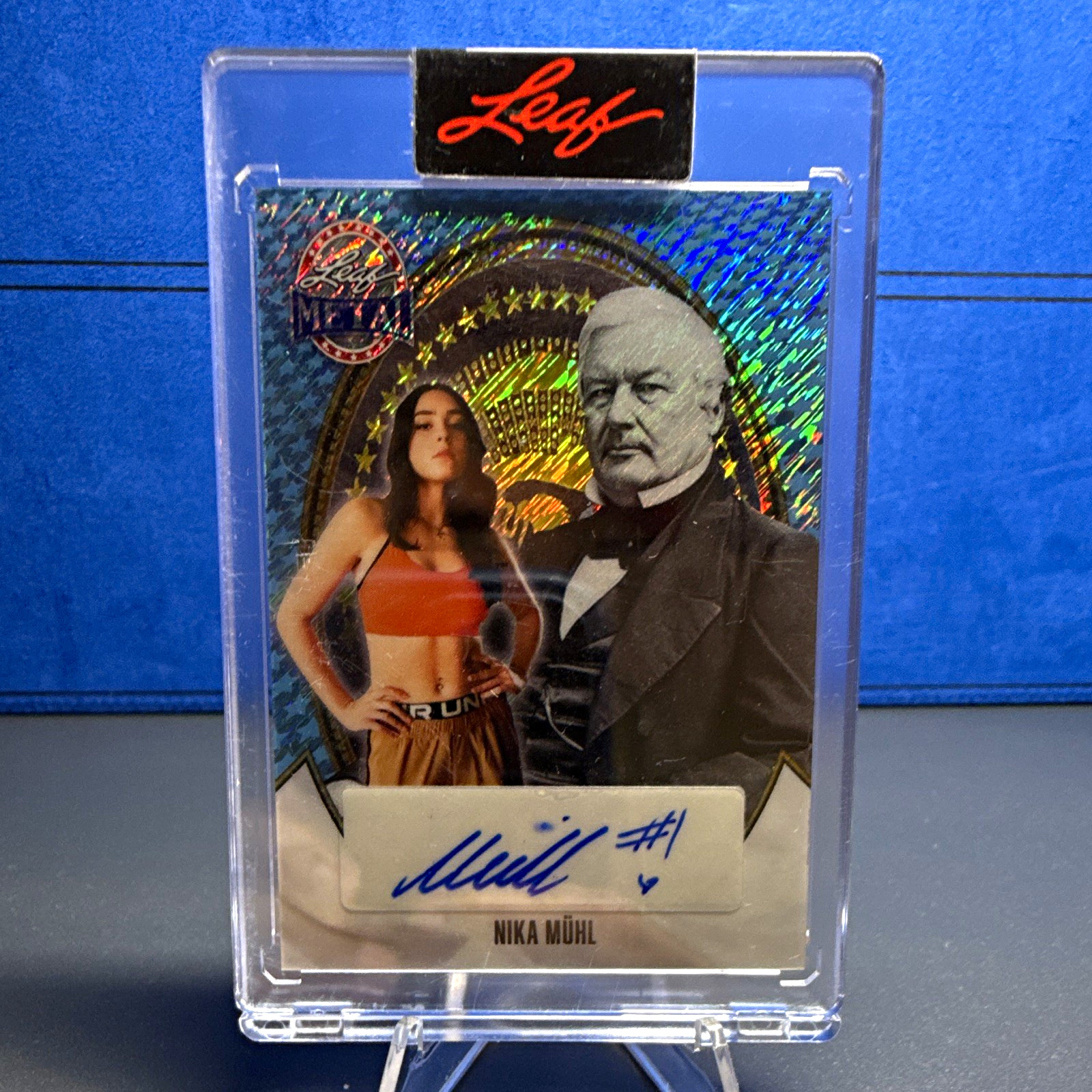 Leaf Metal Pop Century 2024 Nika Muhl Auto BA-NM1 Serial #1/1