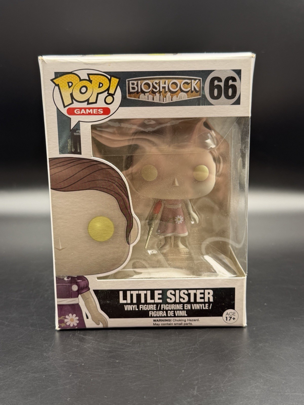 NIB Funko Pop Bioshock #66 Little Sister Vinyl Figure With Protector