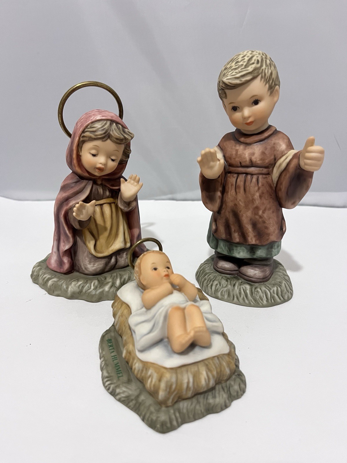 Goebel Berta Hummel 1996 Nativity Collection Joseph Mary Jesus BH 26/A 26/B 26/C