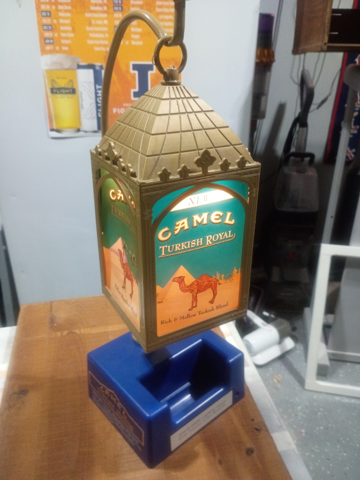 Vintage Camel Cigarette Retail Display Lamp