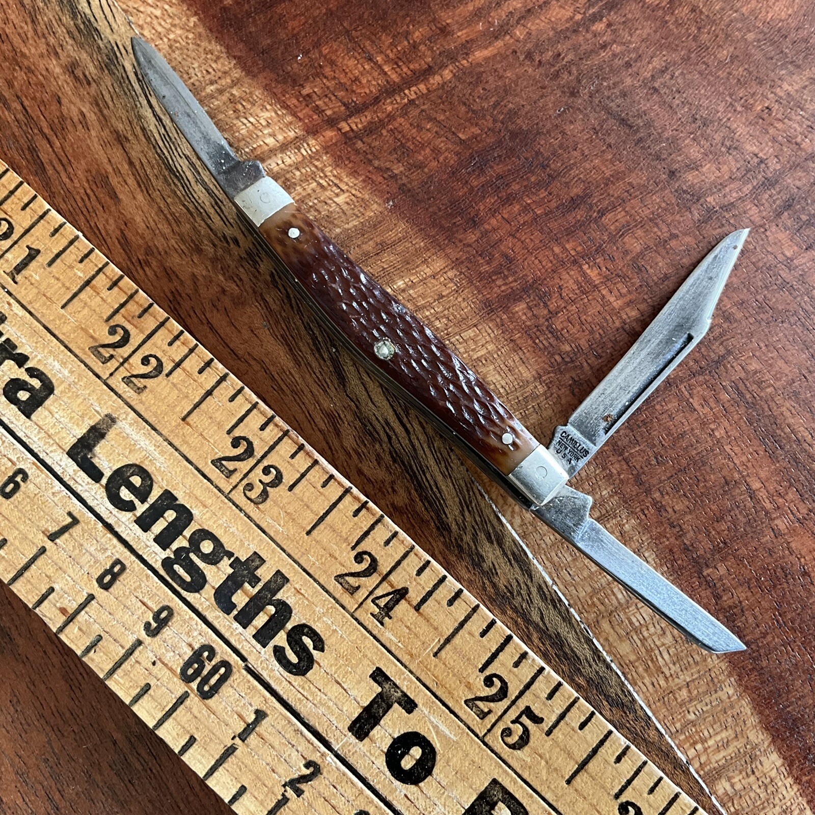 Camillus New York USA 3 Blade Folding Pocket Knife Camillus New York USA 3 Blade Folding Pocket Knife