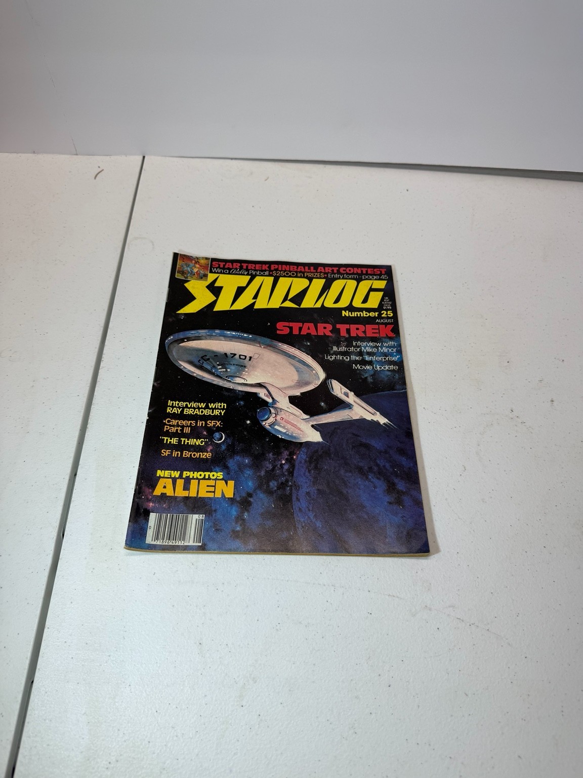 Starlog #25 August 1979 Star Trek Enterprise Alien Ray Bradbury Vintage Magazine