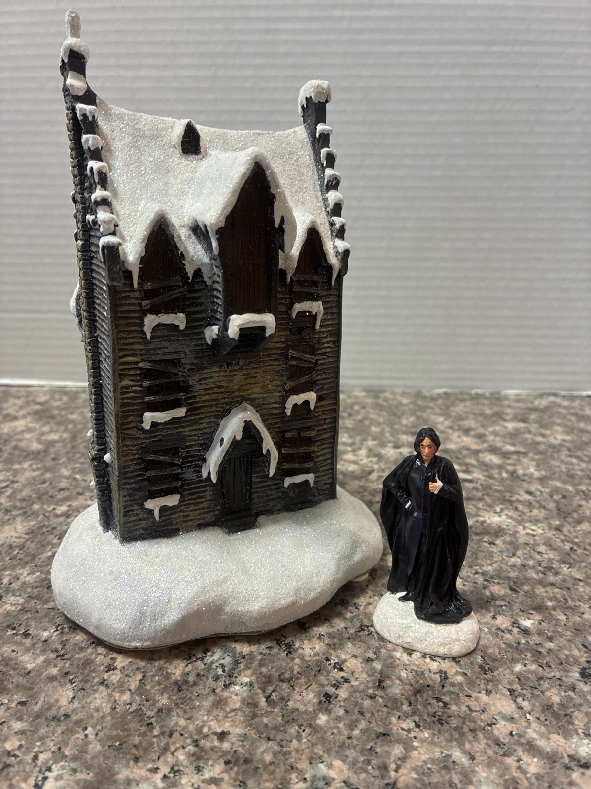 Hawthorne Harry Potter Village Shrieking Shack with Professor Severus Snape Hawthorne Harry Potter Village Shrieking Shack with Professor Severus Snape