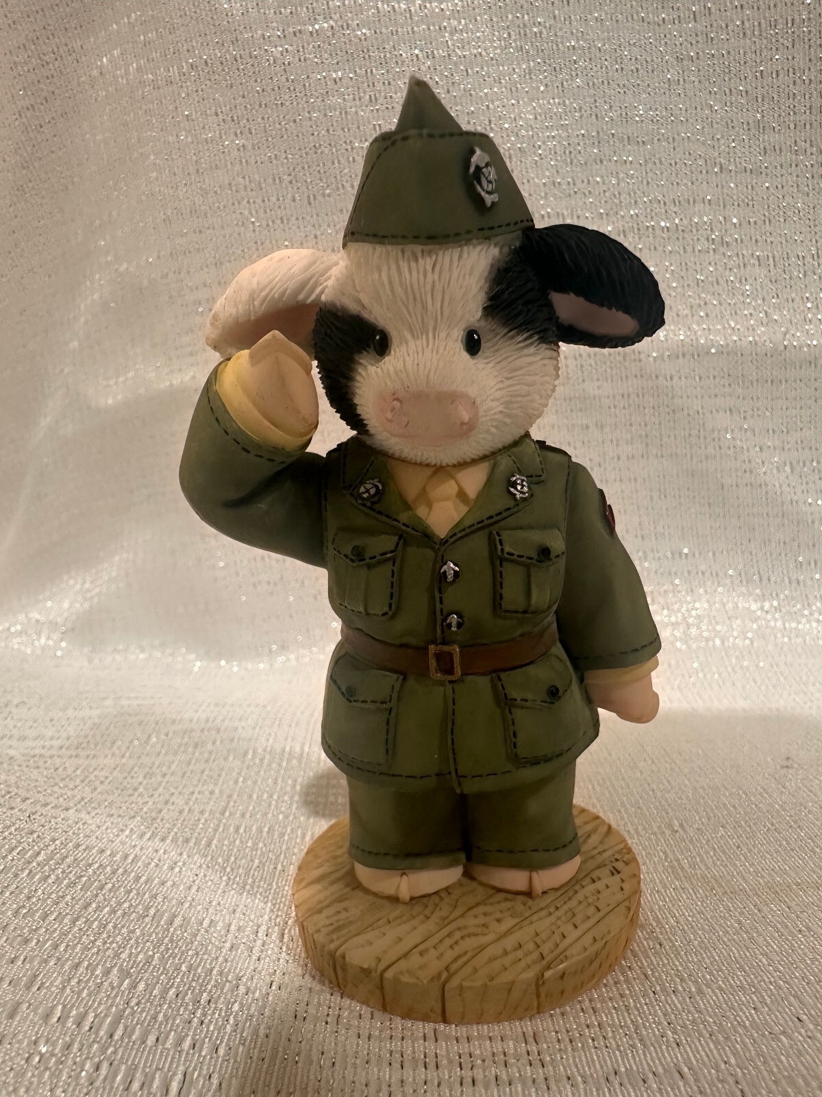 Mary's Moo Moos The Marines Steer Me In The Right Direction Figurine by Mary Rhy