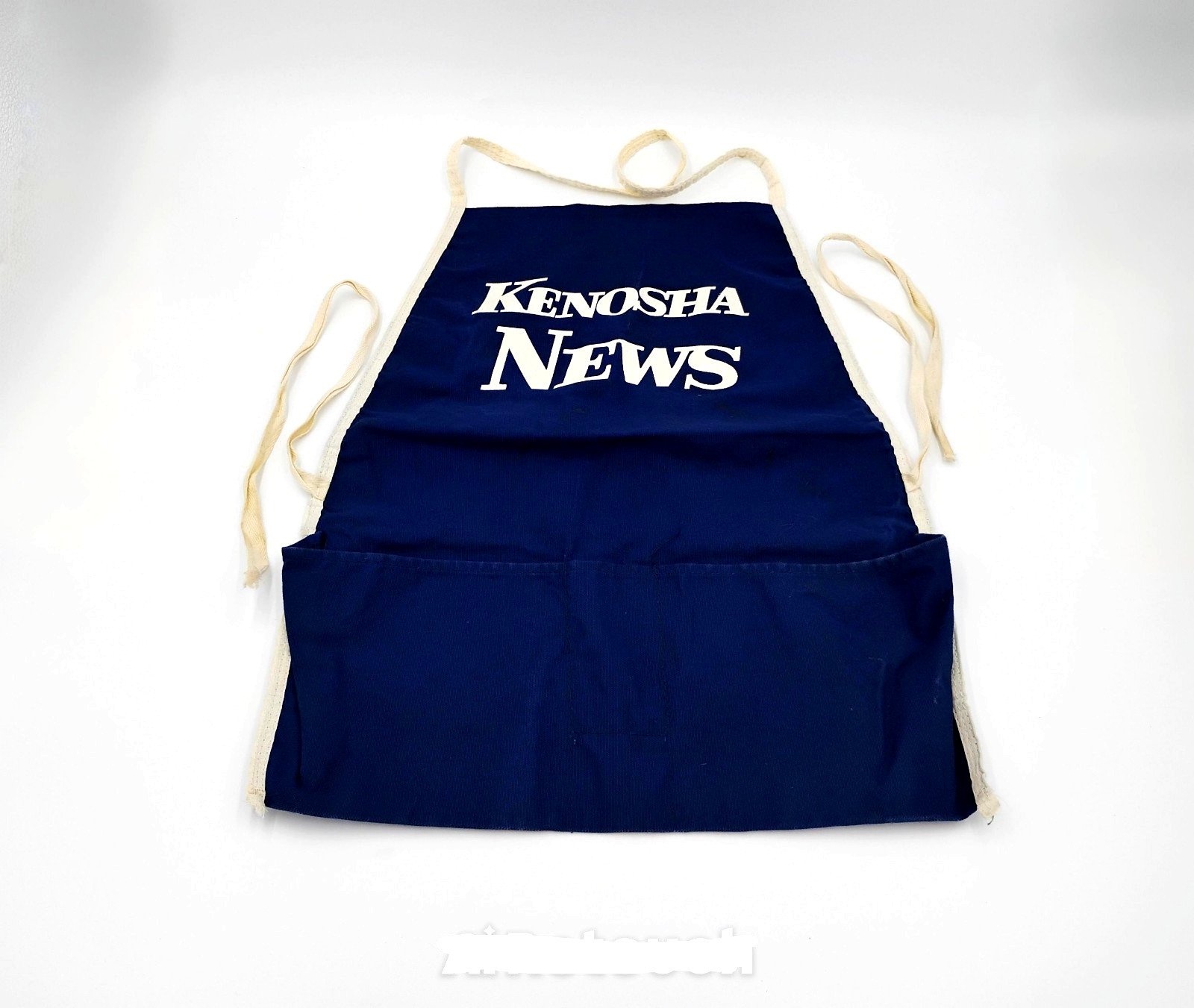 Vintage Kenosha News Paper Boy Pressroom Apron WI Newspaper