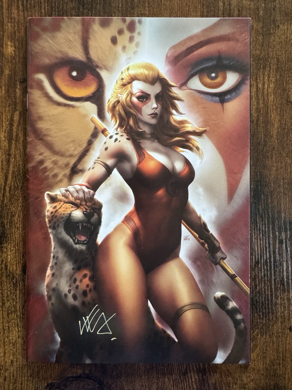 ThunderCats #1 Cheetara Signed Kunkka Lim Virgin MegaCon Limited 60/500 w/COA