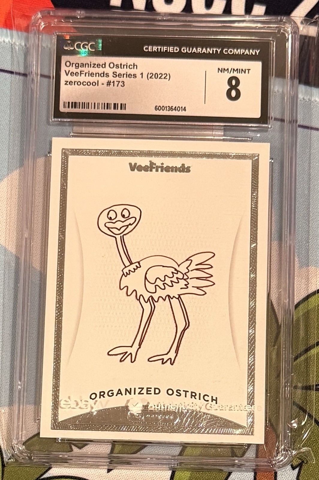 VeeFriends Series 1 Organized Ostrich – CGC 8