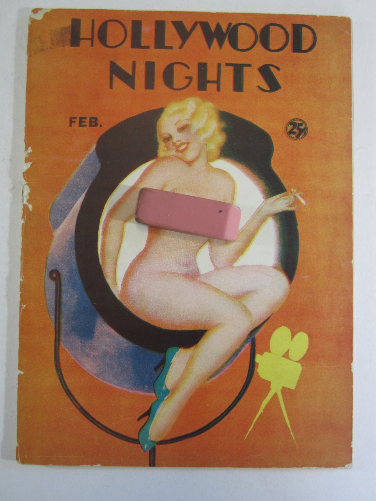 Hollywood Nights Pulp v. 1 #2, Feb. 1936 VG (Best) Quintana Cover Art
