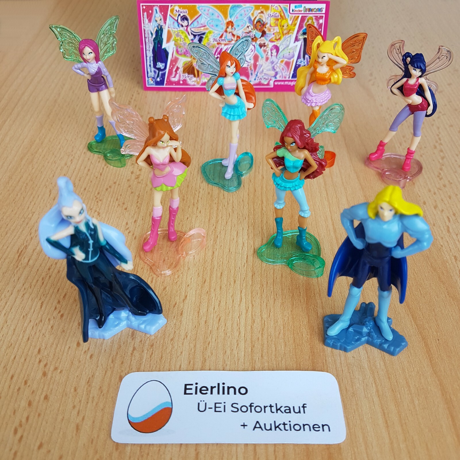TOP KINDER SURPRISE SET - Winx Club - MINT 1.3