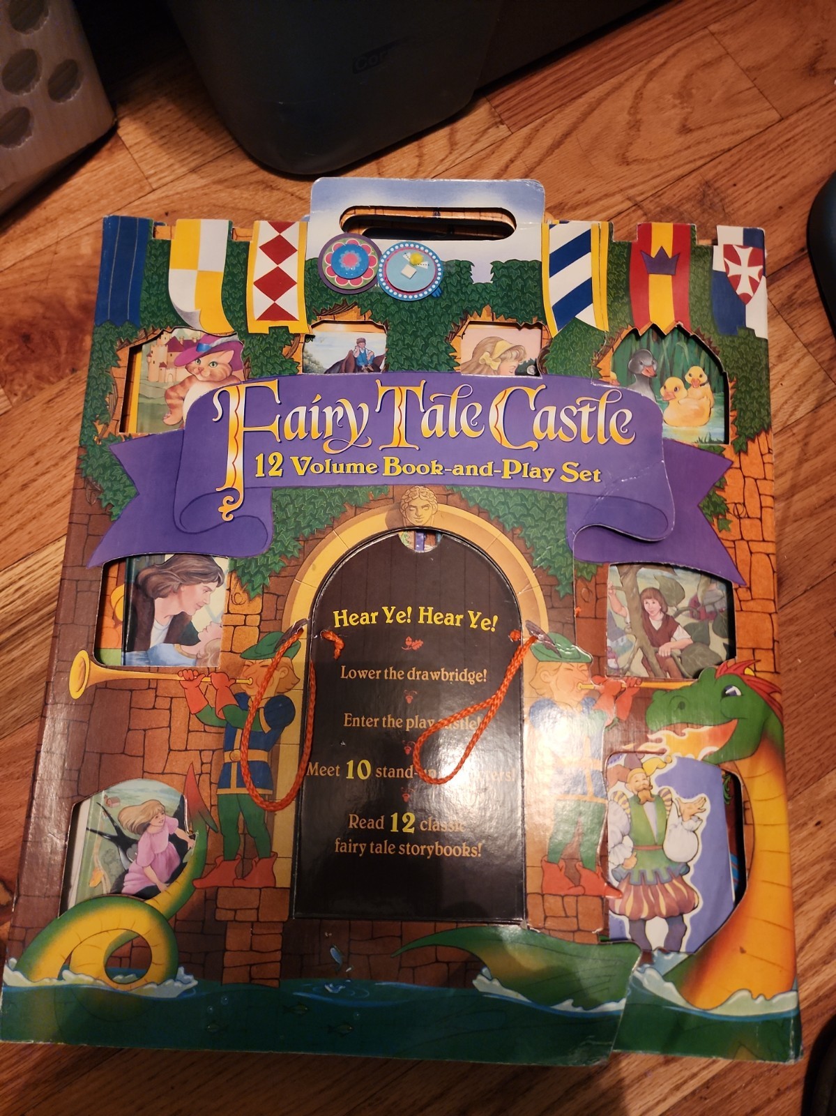 Fairy Tale Castle 12 Volume Book-and-Play Set With Carrying Handle