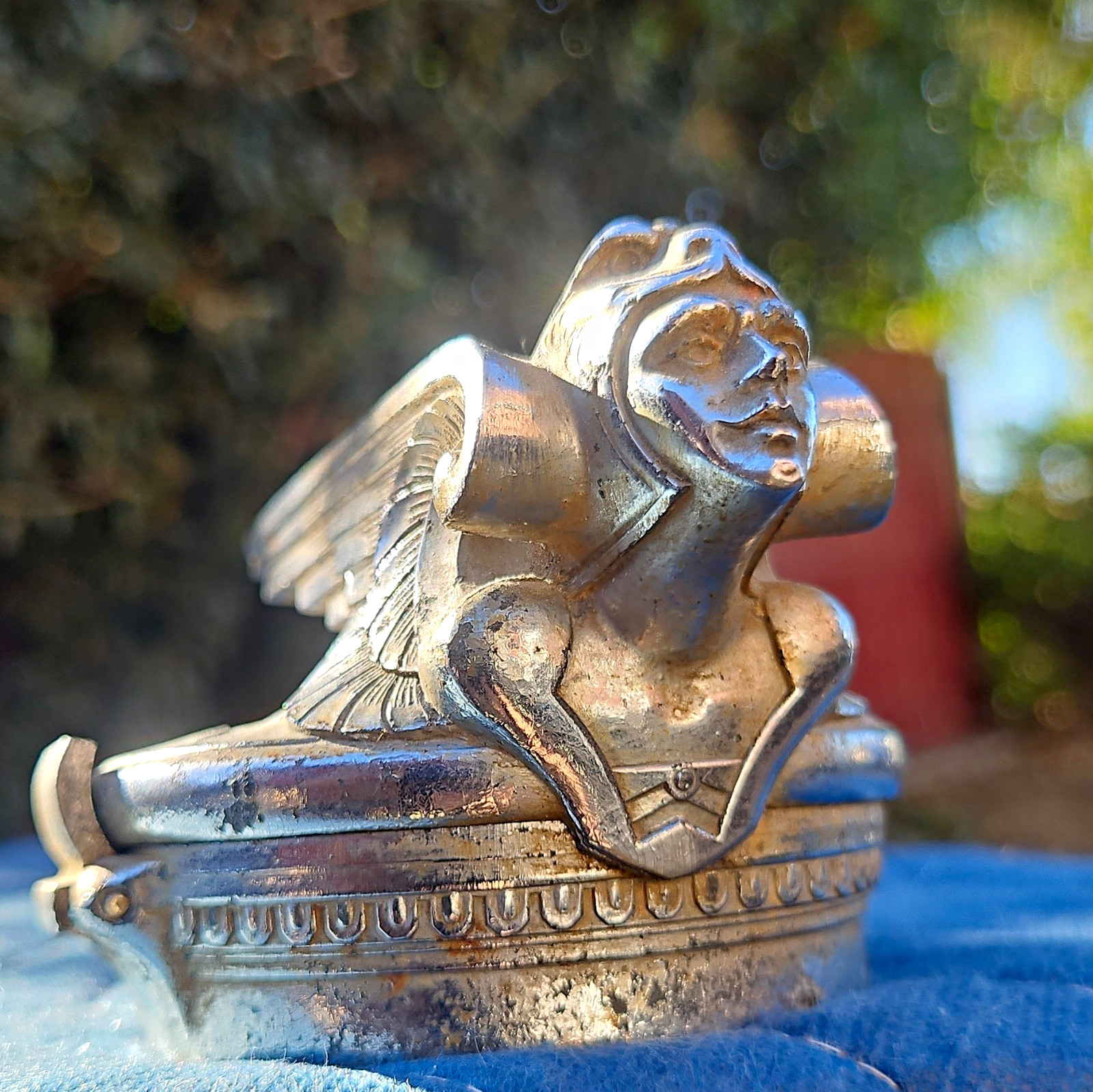 Chevrolet 1929-1931 Vintage Winged Viking  Radiator Cap Hood Ornament Emblem