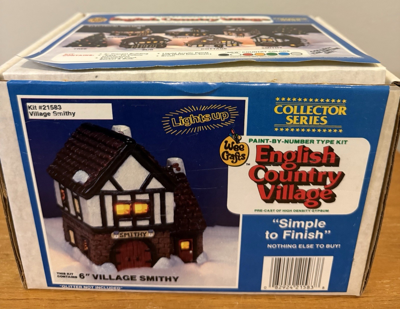 VTG Wee Crafts English Country Village Smithy Kit 21583- NOS Complete-Pristine