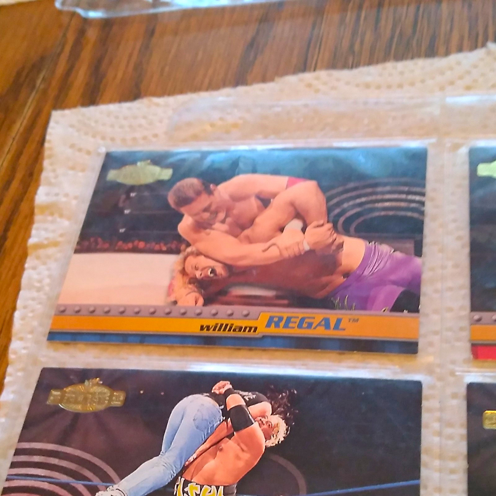 Fleer 2001 WWF Wrestling 7-Card Lot The Rock Edge Raven Tajiri Regal